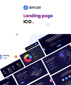 Cryptlight  -  ICO NFT AI Landing Page WordPress Theme