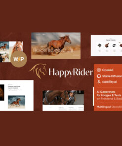 Happy Rider  -  Horse School & Equestrian Center WordPress Theme