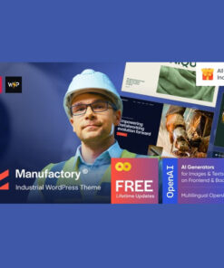 Manufactory  -  Industrial WordPress Theme