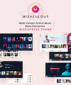 Miraculous  -  Multi Vendor Online Music Store Elementor WordPress Theme