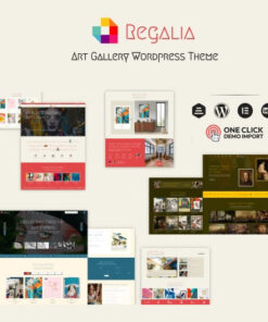 Regalia  -  Artist Portfolio, Art Gallery Theme