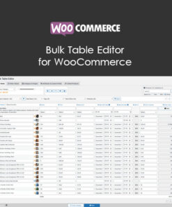 Bulk Table Editor for WooCommerce