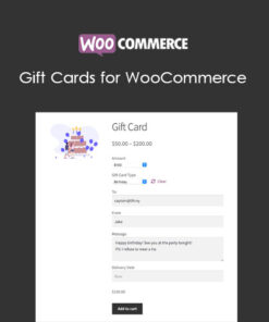 Gift Cards for WooCommerce