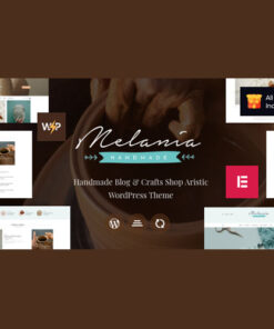 Melania | Blog about Handmade & Crafts WordPress Theme + Shop