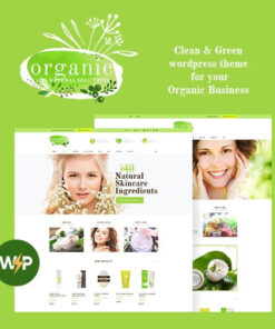 Organic Beauty – Cosmetics Store WordPress Theme