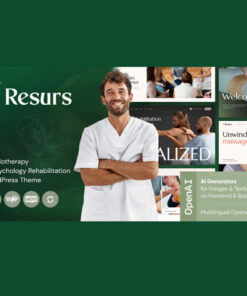 Resurs – Physiotherapy & Psychology Rehabilitation WordPress Theme