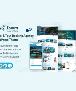 Tourm- Travel & Tour Booking Agency WordPress Theme